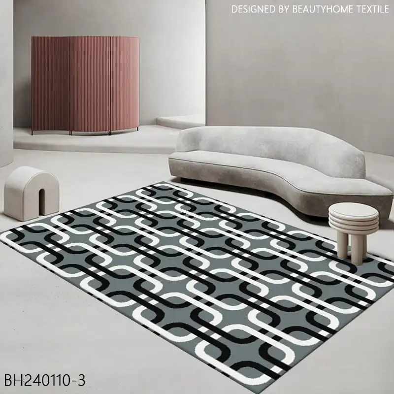 Chain Link Grey & White Area Rug - Buy in Kenya