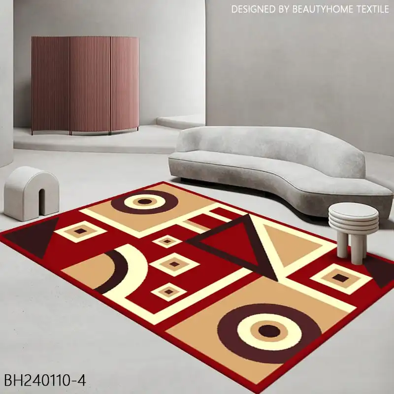 Tribal Shapes Red & Brown Area Rug - Buy in Kenya